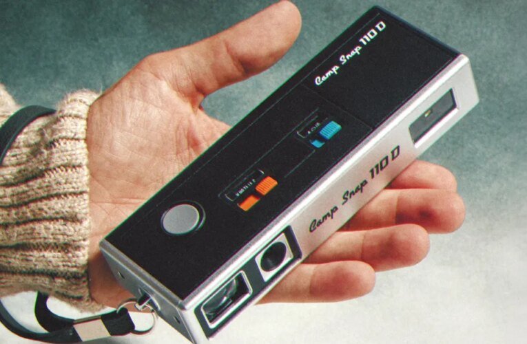 A 110D do Camp Snap é uma atualização digital para sua câmera de filme retrô fina