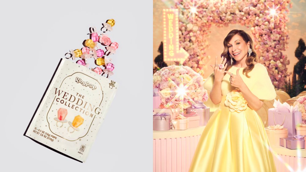 Coleção de casamento Ring Pop Mindy Weiss: compre doces em formato de anel online