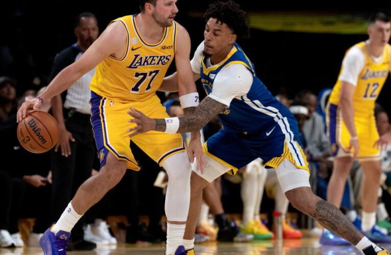 A nova era de Luka Doncic no Lakers começa com uma derrota para os Warriors