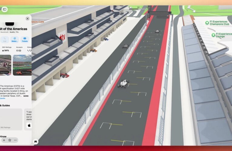 Apple Maps ganha passagem para Austin para o Grande Prêmio de F1